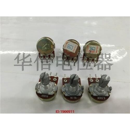 5pcs/lot 148-type single-potentiometer B500 European B25K B300K handle 15MM flowers