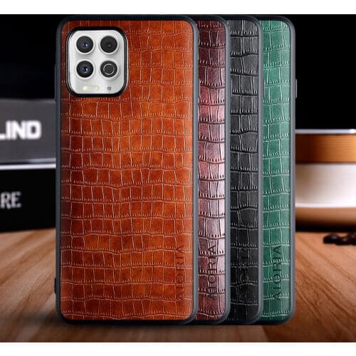 Case for Motorola Edge S funda luxury crocodile pattern leather soft TPU hard phone cover for motorola edge s case