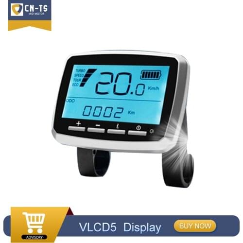 Electric Bicycle Tongsheng VLCD5 Display with USB plug Ebike Accessory for 36V 48V 250W 350W 500W Mid Motor conversion kit
