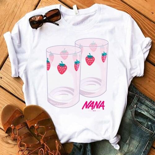 Nana Anime T-Shirt Nana Osaki Tshirts Summer Women Japanese Anime Tee Shirt Harajuku Kawaii Casual Unisex Manga Tops
