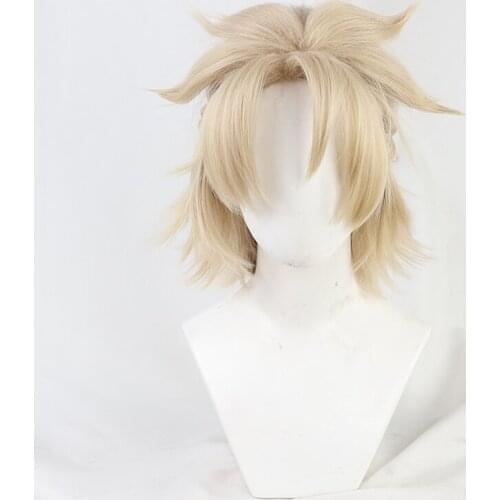 Genshin Impact Kreideprinz Albedo Cosplay Wig C00410