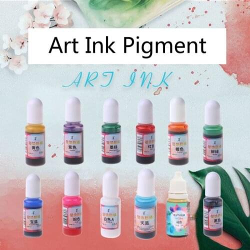 Art Ink Natural Pigment Colorant Dye Ink Diffusion UV Epoxy Resin Jewelry Making