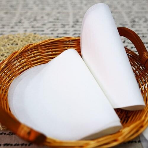 350pcs 6 Inch Non-Stick Round Parchment Paper Baking Silicone Oil Paper Bake Tool Parchment Pads (White)
