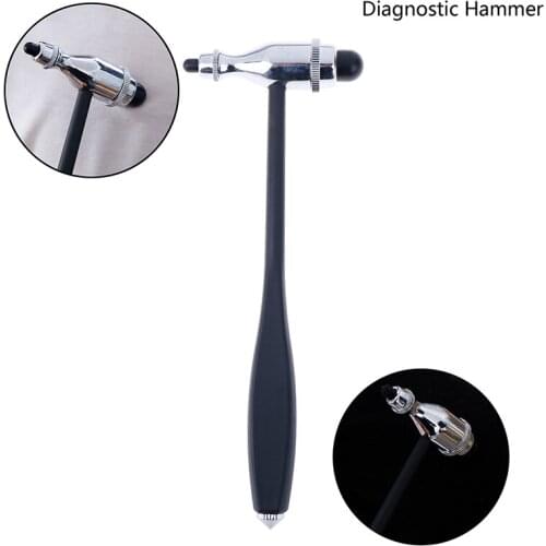 Multifunctional Neurological Buck Hammer Percussor Diagnostic Reflex Percussion Dual Head Percussion Hammer Medical Tool Kit