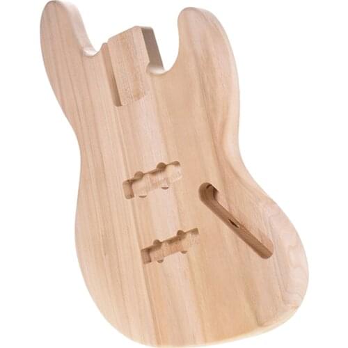 Unfinished Handcraft Guitar Wood Body for JB Bass Guitar DIY Parts