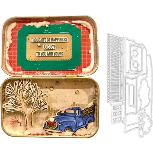 Julyarts Stamp and Dies New Cutting Dies for 2021 Carbon Steel Material Craft Creative Paper Card Stencil