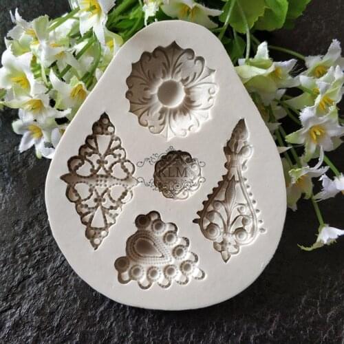 Gem embossed silicone mold Chocolate mold Cake fondant tool Kitchen accessories KLM-0068