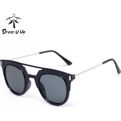 DRESSUUP Vintage Baby Boys Kids Cat Eye Sunglasses Brand Designer Fashion Retro Children Sun Glasses UV400 Oculos De Sol Gafas