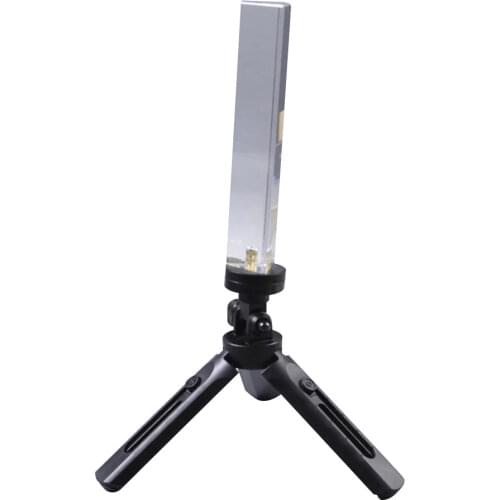 Optical Glass Triangular Prism Stand with 1/4 In Thread Compatible with Teaching Light Spectrum Physics & Photo Prism