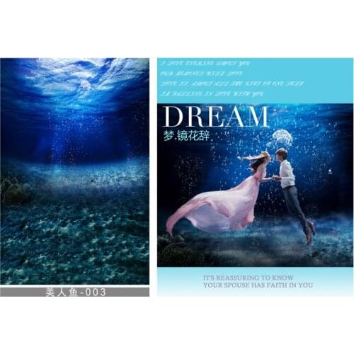 Wonderland sea marriage Fotografia backgrounds vinyl wedding photo backdrop for photography studio accessories photophone M-003