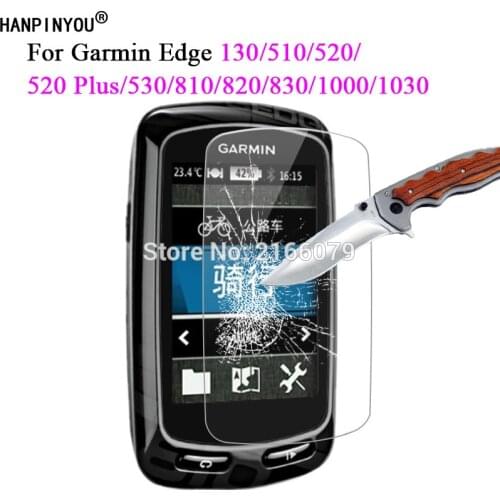 3Pcs/Lot 9H 2.5D Tempered Glass Screen Protector for Garmin Edge 130 510 520 530 820 830 1000 1030 Plus Approach G80 Film