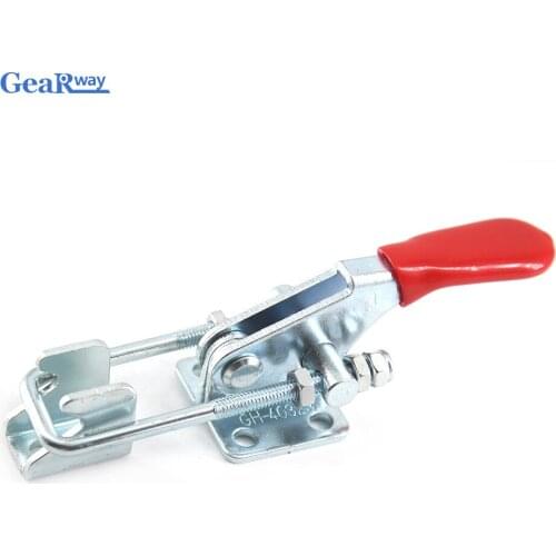 2pcs GH-40323 Door Latch Toggle Clamp 163kg Holding Capacity Toggle Clamp for Woodworking Quick Release Hand Tool Clamp