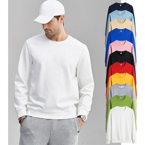2021 Sweatshirt Men Casual Hoodie Male Female Spring Autumn Plus Size Solid Soft Comfortable Basic Hoodies Men Sweatshirts Women