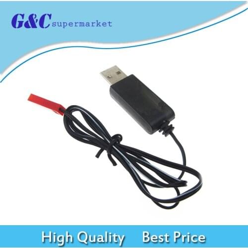 3.7V 500mA Output 1S Lipo Lithium Battery Red JST Female Head USB Cable Charger for Lithium Battery diy electronics