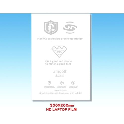 50pcs Flexible Smooth TPU Hydrogel Sheet Tablet Front Screen Back Glass Protective Sticker For Film Cutting Machine