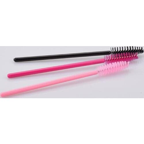 500PcsDisposable Micro Eyelash Brushes Mascara Wands Applicator Wand Brushes Eyelash Comb Brushes Spoolers Makeup Tool Kit