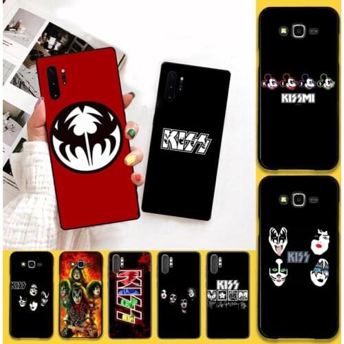 YJZFDYRM Gene Simmons Kiss band TPU Soft Phone Case Cover For Samsung Note 7 8 9 10 Lite Plus Galaxy J7 J8 J6 Plus 2018 Prime