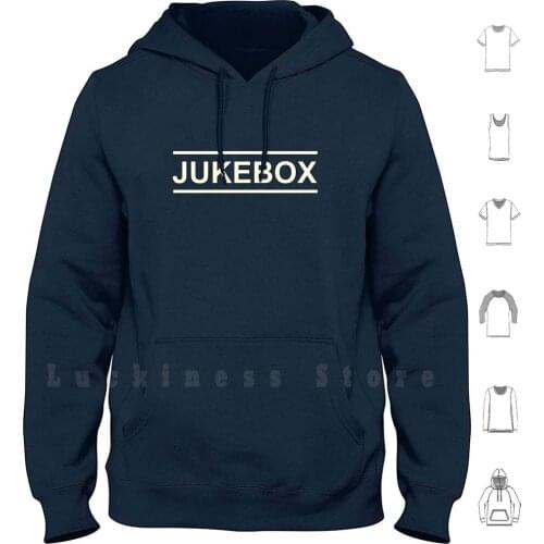 Jukebox Hoodie Long Sleeve Jukebox Vinyl Record Usa Show Music Rock And Roll American Vintage Bar Rock America Rhythm