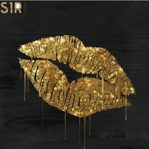 Modern Abstract Gold foil lines Green Canvas Art Paintings For Living Room Bedroom Posters And Prints Wall Poster Home Deco