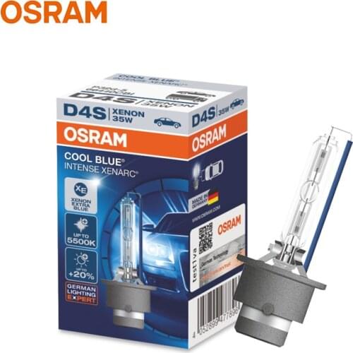 OSRAM D4S 66440CBI Xenon HID Cool Blue Intense 12V 35W Car Xenon Headlight 5500K Extra Blue White Light Auto Germany Bulb, 1x