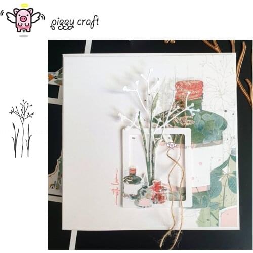 Piggy Craft metal cutting dies cut die mold Branch decoration Scrapbook paper craft knife mould blade punch stencils dies