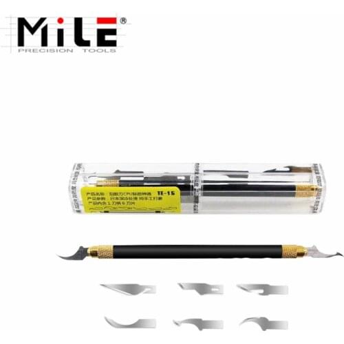 Mile CPU NAND Removal Graver Blade Glue Cleaning Pry Knife Phone Repair Tool For iPhone Motherboard Repair