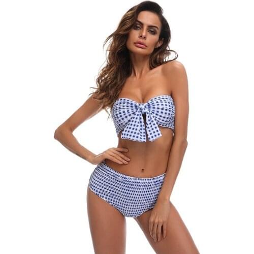 2020 New Summer Women Solid Bikini Set Push-up Unpadded Bra Swimsuit Swimwear Triangle Bather Suit Swimming Suit Biquini