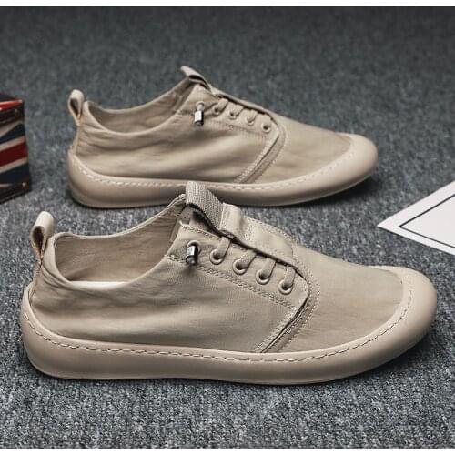 New 2021 Mens Shoes Casual Ice Canvas Shoes For Men Loafers Non-slip Slip On Mens Flats Fashion Casual Walking Shoes NanX426