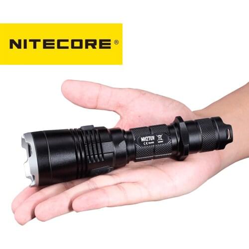 Original Nitecore MH27UV flashlight CREE XP-L HI V3 1000 lumens 365nm ultraviolet red blue flashlight USB rechargeable