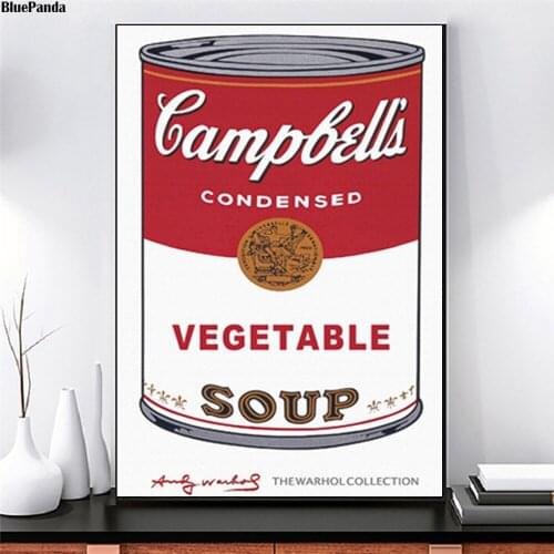 Vegetable Soup Nordic Style Poster Print Minimalist Wall Art Canvas Painting Landscape Picture For Living Room Home Decor