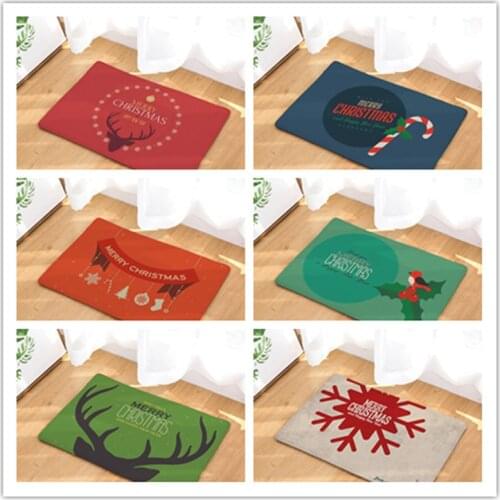 Christmas Serise 006 Home Entrance Doormat Tapete Absorbent Bedroom Living Room Floor Mats Modern Kitchen Mat/Rug/Carpet