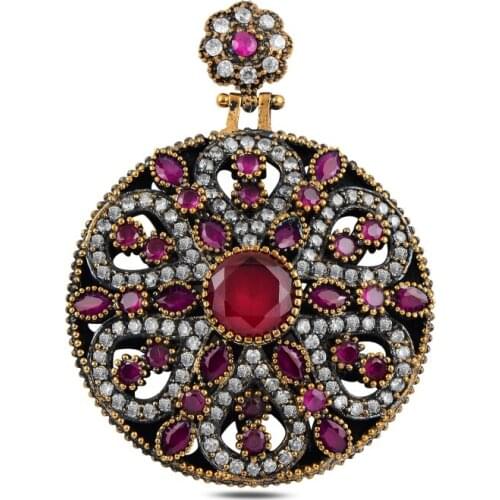 Silverlina Silver Zircon Stone Authentic Pendant