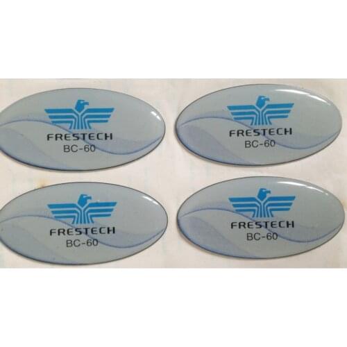 Customized Direct manufacture customized waterproof circle stickers with foil stamping