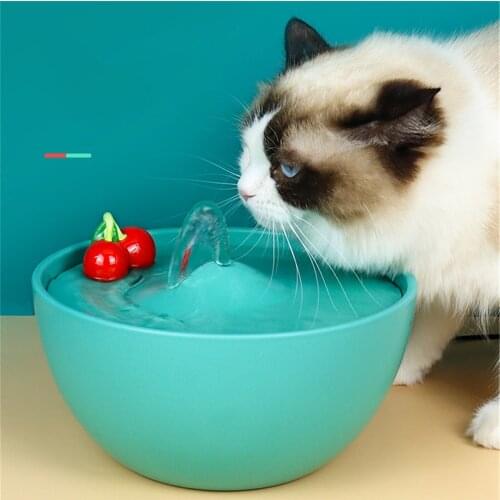 1.5L Ceramic Cat Drinking Water Fountain For Cats Dogs Drinking Auto Cat Water Fountain Water Bowls Dispenser Pet Bowl Drinkers