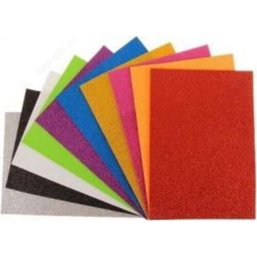 Putı A4 10 Different Renkde Mixed Color Silvery Eva 20 Pcs