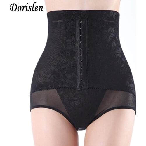 Dorislen High Waist Postpartum Abdomen Stomach Waist Pants Hip Up Body Sculpting Underwear 100pcs