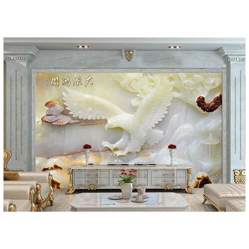 3d wallpaper custom Non-woven Future eagle mural background wallpaper