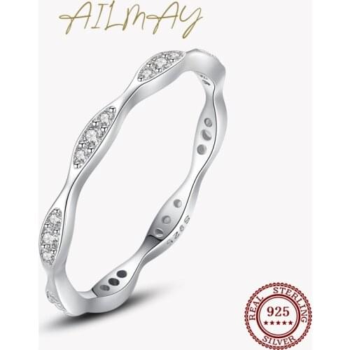 Ailmay Women's Silver Rings