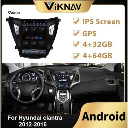 Car radio DVD player stereo for-hyundai elantra 2012-2016 GPS navigation multimedia player vertical screen