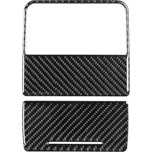 Car side mirror guard Car Mirror Rear Storage Panel Trim Cover Real Carbon Fiber Stylish Car Interior Decoration mirror