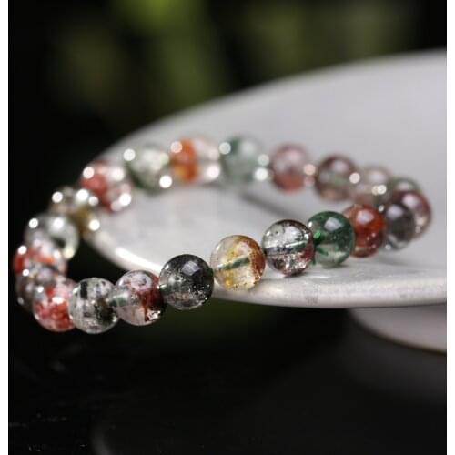 DIY Handmade Materials Loose Beads Ring Natural Four Seasons Ghost Crystal Bracelets for Women GirlsSimple Live Hotsale Jewelry