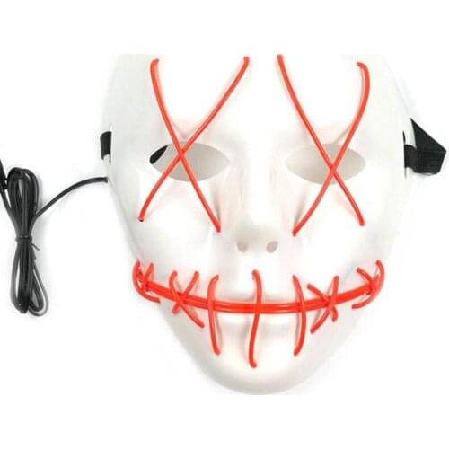 Cary Mask Halloween Cosplay Led Costume Mask El LED Mask