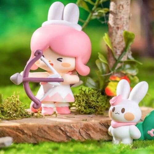 MiniWorld Blind Box Brave Mini Trespasser Surprise Random Toys Anime Figures Doll Cute Desktop Model Figurines Girl Boy Birthda