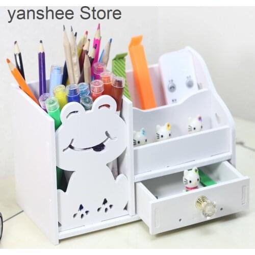 Multifunctional office manager, creative drawer, writing desk, penholder, living room decorative table, cosmetic storage box