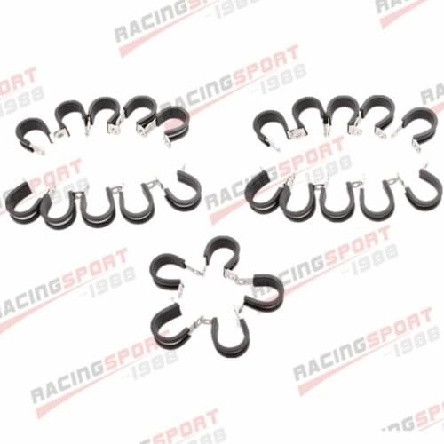 New 25PCS 304 Stainless Steel 5/8" Cushioned Hose Mounting Clamp Loop Strap
