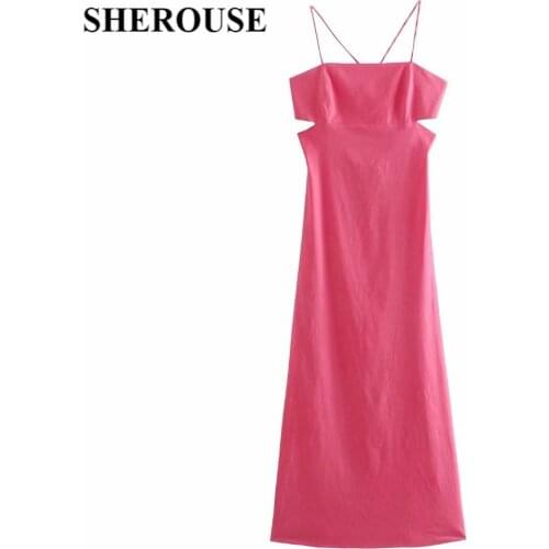 Открытые летние платья Sherouse China At AliExpress