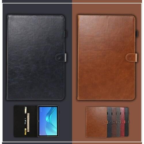High Quality Business Smart Case For Huawei MediaPad M5 lite 10 BAH2-W19/L09/W09 10.1" tablets stand cover M5 10 Tablet PC case