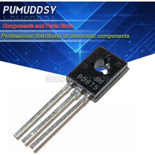 10PCS BD875 TO-126 BD 875 TO126 NPN planar transistor Darlington