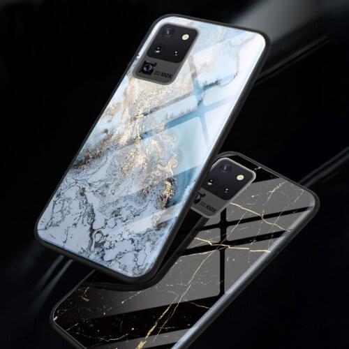 3D Marble Tempered Glass Case For Samsung Galaxy S20 Ultra S11 Plus Luxury Full Protective Cover Fundas Coque For Samsung S11E