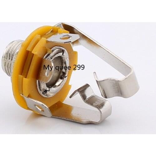 6.35 stereophonic socket 6.35 double channel socket 3.5mm microphone audio seat panel holder